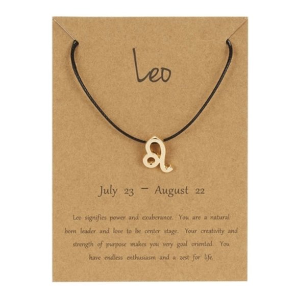 Kikiboheme Jewelry - LEO Horoscope Sign Braided Cord Bracelet NEW